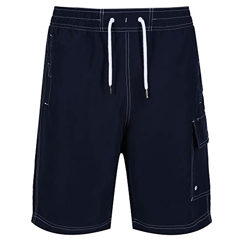 Regatta Unisex Hotham BdShort IV Swim Trunks, Navy, S von Regatta