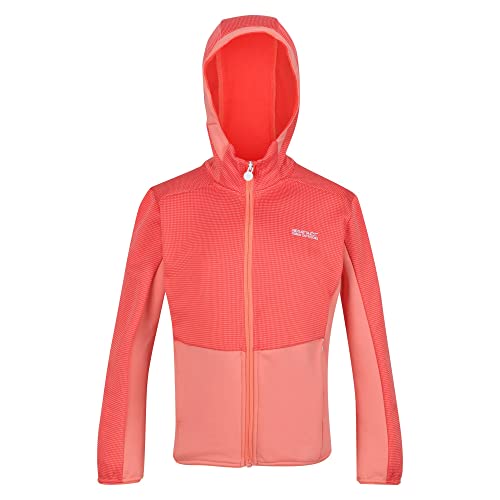 Regatta Unisex Jnr Highton FZ Sweater, Neon Pink/Fusion Coral, 11 Years von Regatta