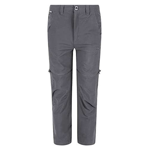 Regatta Unisex Jnr Highton Z/O Pants, Seal Grey, 11 Years von Regatta