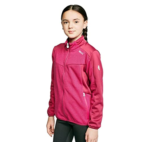 Regatta Unisex Junior Highton Winter Full Zip II Pullover, Fuchsia/Rasp, 11 Jahre von Regatta