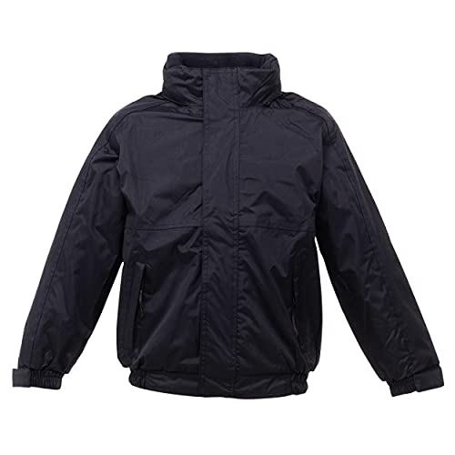 Regatta Unisex Kids Dover Jacke, Black/Ash, 86,4 cm von Regatta