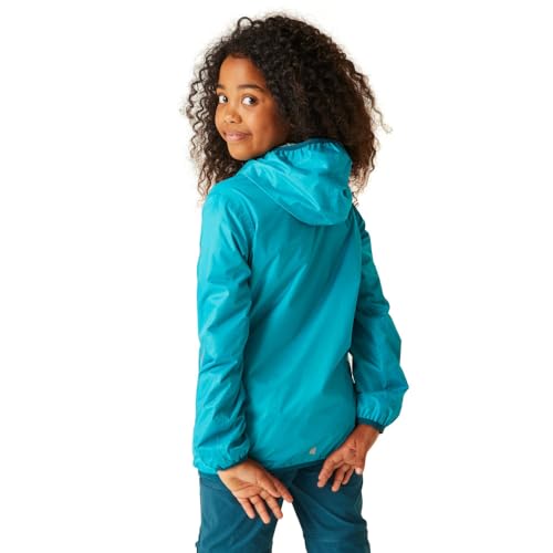 Regatta Unisex Kids Lever Ii Waterproof Jacket wasserdichte Shell-Jacke, Tahoe Blue, 8 Years von Regatta