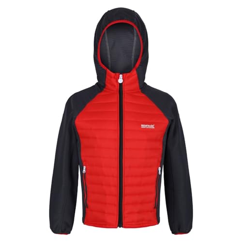 Regatta Unisex Kielder Hybrid V, Fiery Red/India Grey, 3 Years von Regatta