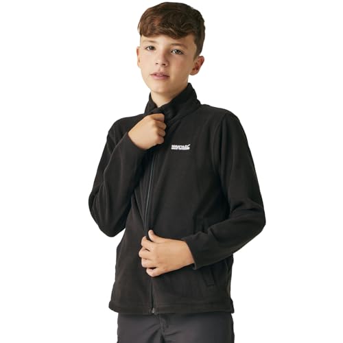 Regatta Unisex Kinder King Ii' Lightweight Full Zip fleece schwarz/schwarz 15 jahre von Regatta