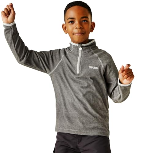 Regatta Unisex Kinder Loco Lightweight Polyester Quarter Zip Neck Microfleece Jacket fleece, Mehrfarbig, 7-8 Jahre 128 cm von Regatta