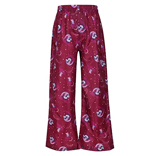 Regatta Unisex Kinder Peppa Pack It Over Trousers Hose, Raspberry Radiance, 3 Jahre von Regatta