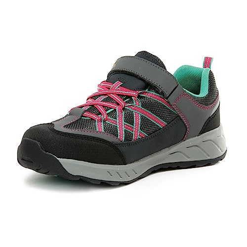 Regatta Unisex-Kinder Samaris V Low' Waterproof Breathable Hoop & Loop Fastening Lightweight Shoes Walking-Schuh, Mehrfarbig (Granit / Herzogin), 29 EU von Regatta