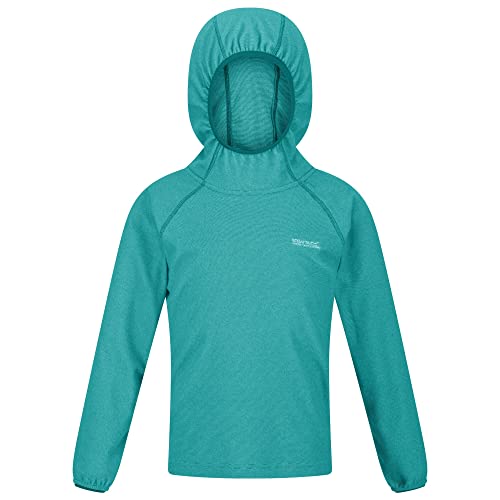 Regatta Unisex Loco Hoody Sweater, Turquoise/White, 13 Years von Regatta