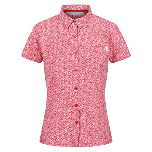Regatta Unisex Mindano Vi Damen T-Shirt, Tropische rosa Gänseblümchen, 34 DE von Regatta