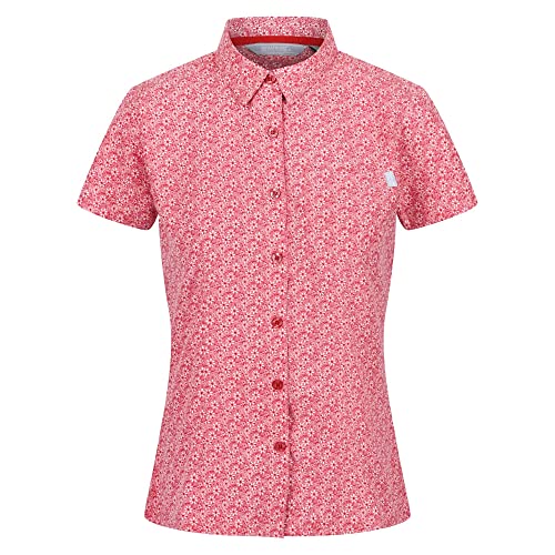 Regatta Unisex Mindano Vi Damen T-Shirt, Tropische rosa Gänseblümchen, 36 von Regatta