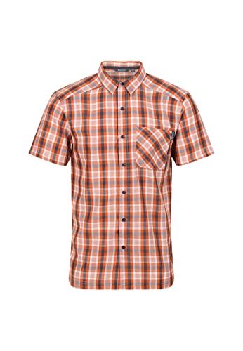 Regatta Unisex Mindano Vi T-Shirt, Fox Check, M von Regatta