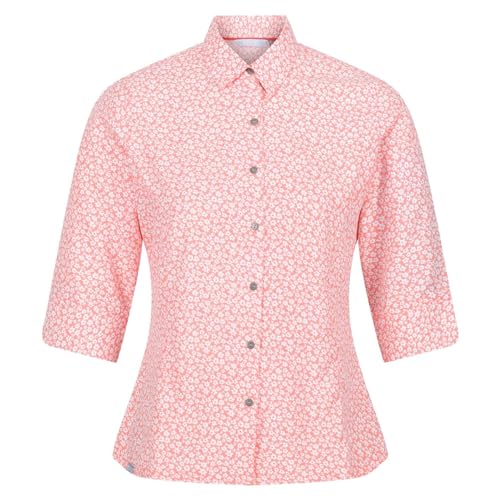 Regatta Unisex Nimis Iv T-Shirt, Fusion Coral Floral, 42 von Regatta