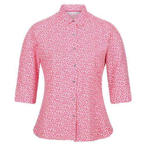 Regatta Unisex Nimis Iv T-Shirt, Tropisches rosa Blumenmuster, 36 von Regatta
