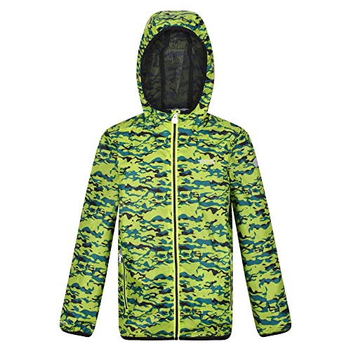 Regatta Unisex Printed Lever, Bright Kiwi Camo, 11 Years von Regatta