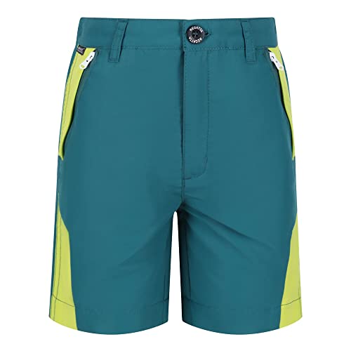 Regatta Unisex Sorcer MountShtII Pants, Pacific Green/Bright Kiwi, 11 Years von Regatta