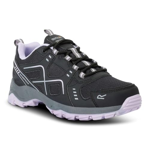 Regatta Vendeavour Damen Wanderschuhe, wasserdicht, Ash/LilacFrost, Größe 38, Ash Lilacfrost, 38 EU von Regatta