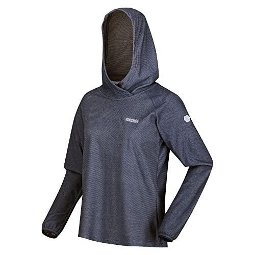 Regatta WMNS Montes Kapuzenpullover für Damen, marineblau / weiß, 40 von Regatta