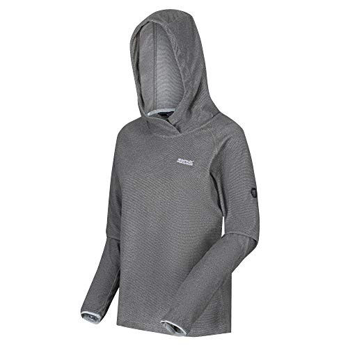 Regatta Womens Montes Hooded Sweatshirt, LtStl/Black, X-Large von Regatta