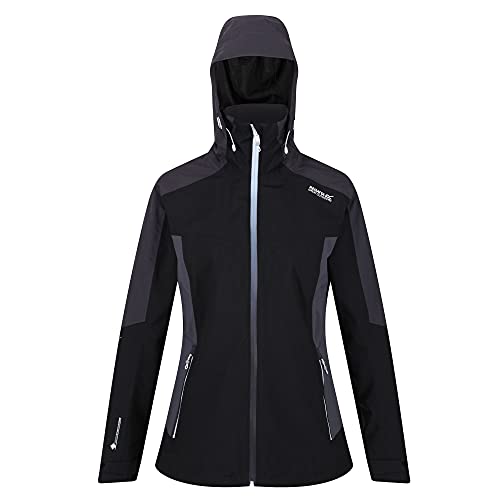 Regatta Womens Oklahoma VI Shell Jacket, Black/Ash, Medium von Regatta