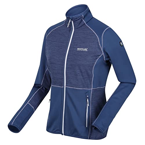 Regatta Yare VII Softshelljacke für Damen dünn, leicht und atmungsaktiv, Farbe:Blau, Größe:46 von Regatta