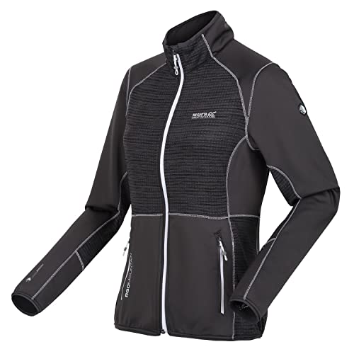 Regatta Yare VII Softshelljacke für Damen dünn, leicht und atmungsaktiv, Farbe:Grau, Größe:40 von Regatta