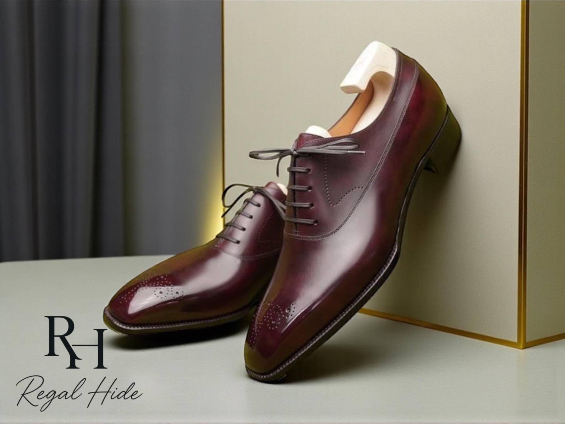 Handgefertigte Leder Oxford Schuhe | Herren von RegelHide
