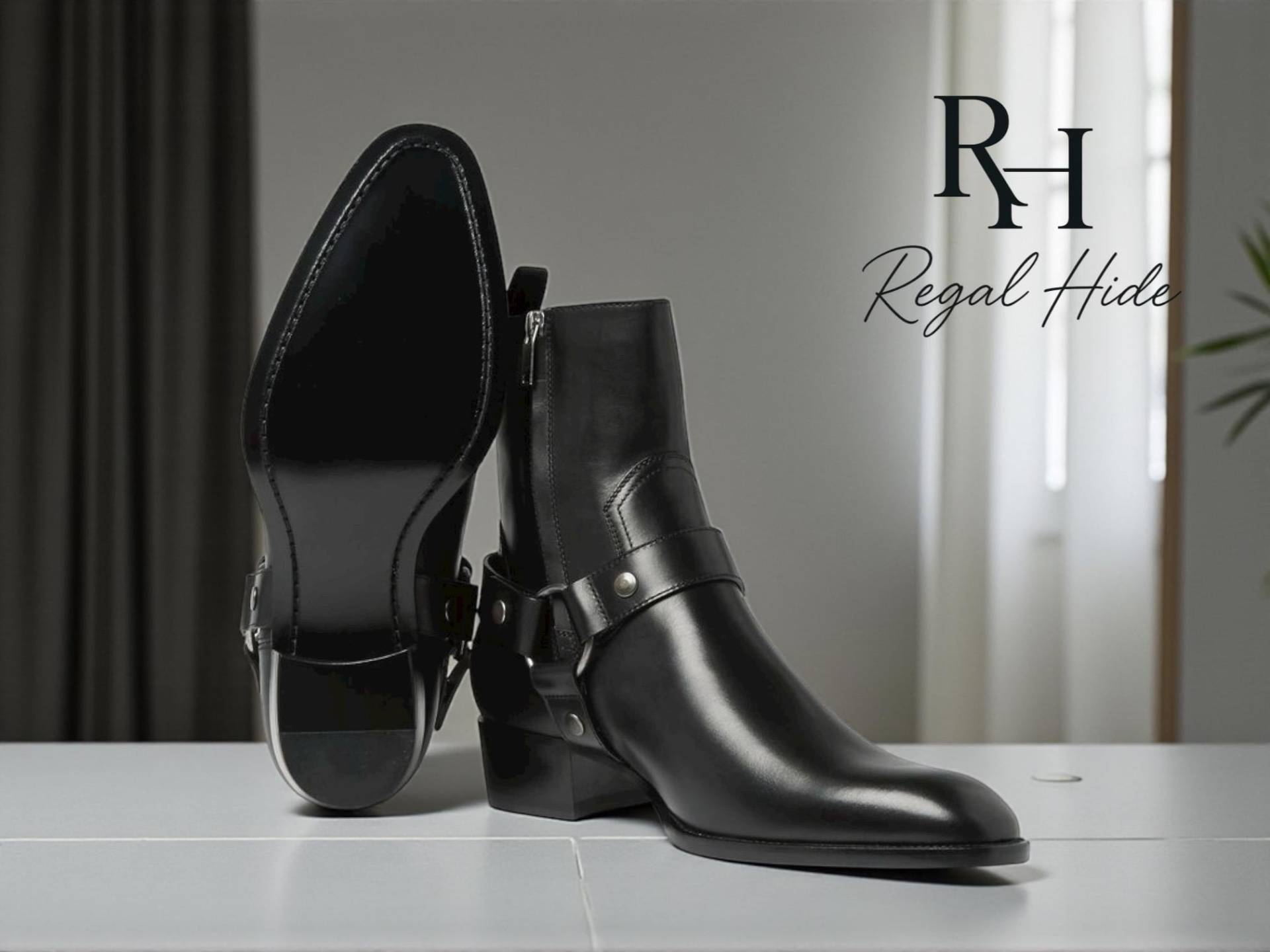 Handgefertigte Luxus Leder Schnürstiefel | Herrenschuhe von RegelHide