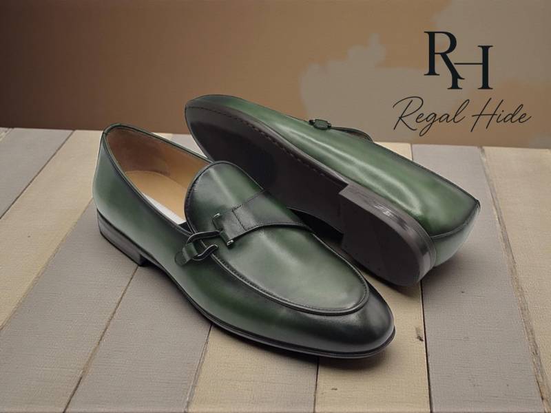 Handgefertigte Luxusleder Penny Loafers Abendschuhe | Formelle Und Lässige Schuhe von RegelHide