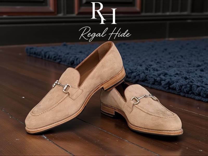 Handgefertigte Wildleder Luxus Loafers Für Herren | Formelle Und Lässige Schuhe von RegelHide