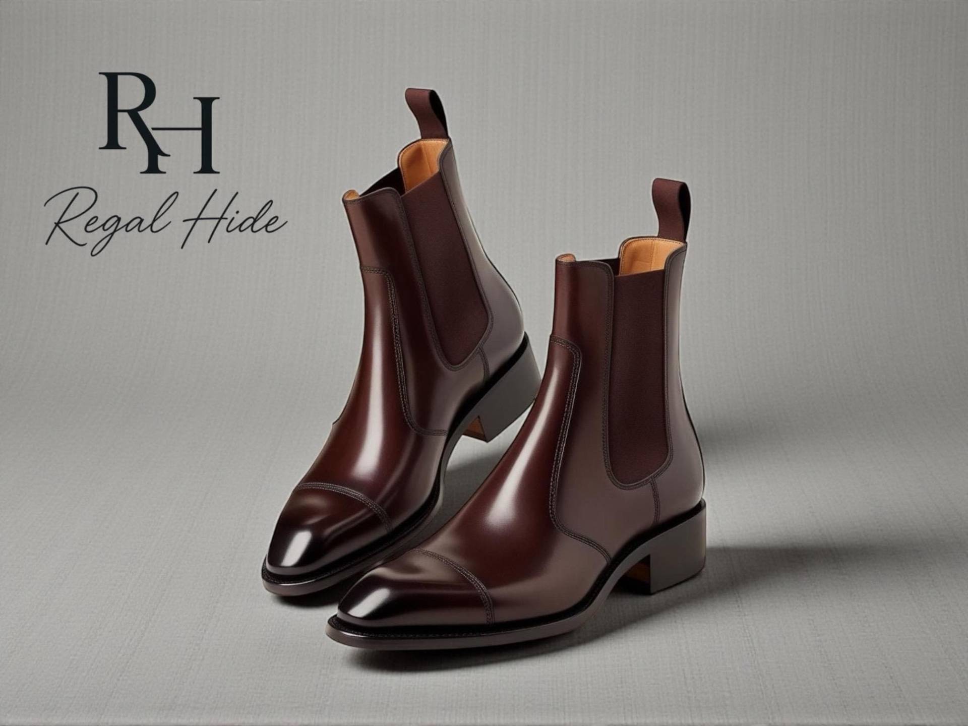 Handgemachte Stiefel Aus Echtleder | Herren von RegelHide