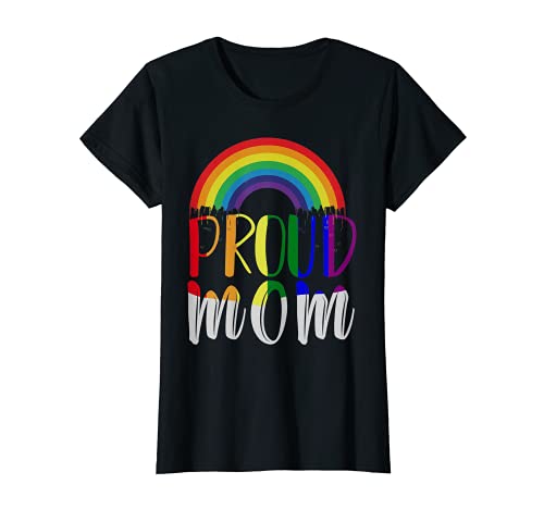 Damen Regenbogen Mama Pride Month CSD Gay Pride LGBTQ T-Shirt Damen Regenbogen Mama Pride Month CSD Gay Pride LGBTQ T-Shirt von Regenbogen Flagge Geschenk Gay Pride LGBT