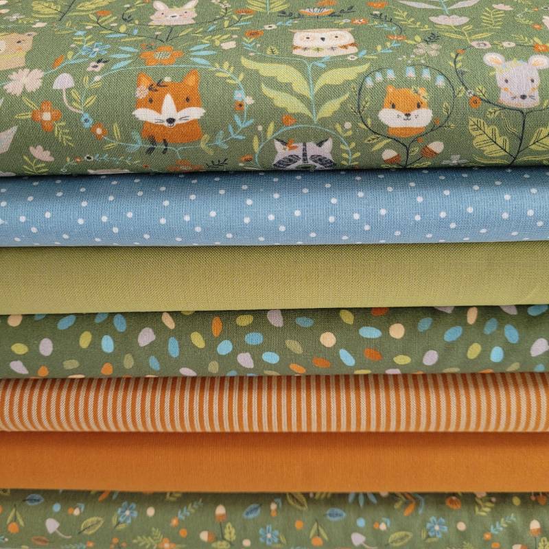 stoffpaket Westfalenstoffe , Acufactum 7 X 25 cm 75 Für Kleine Nähprojekte, Puppenkleidung, Applikationen, 100% Baumwolle, Patchwork von RegenbogenDesign