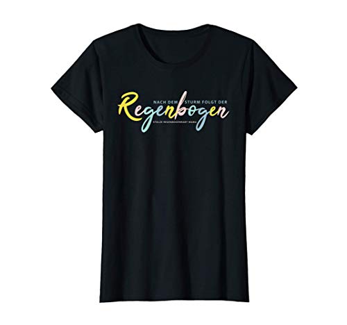 Damen Regenbogenbaby Mama Geschenk Geschenkidee Mutter T-Shirt von Regenbogenbaby