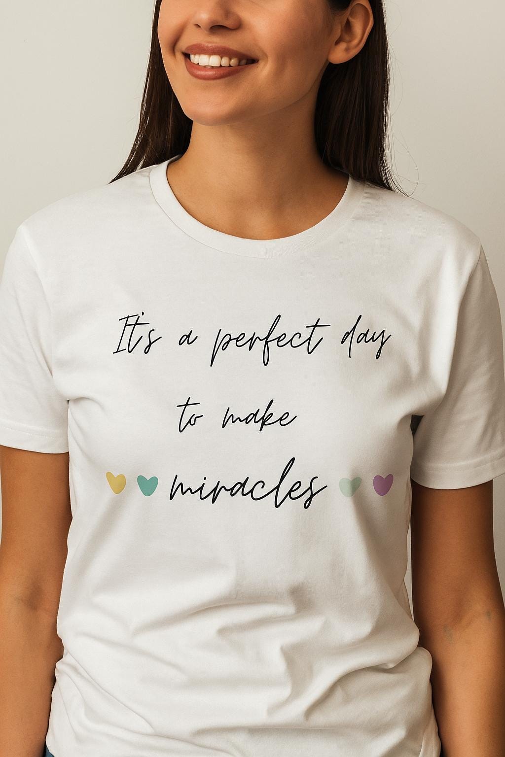 It's A Perfect Day To Make Miracles - T-Shirt, Kinderwunsch It's A Perfect Day To Make Miracles - T-Shirt, Kinderwunsch von Regenbogenwunder24