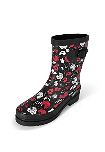 Regenliebe Damen Gummistiefel Blossom Night Halbschaft, Größe:36 EU von Regenliebe