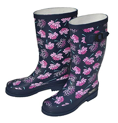 Regenliebe Damen Gummistiefel Sea of Flowers Regenstiefel Langschaft, Größe:41 EU von Regenliebe