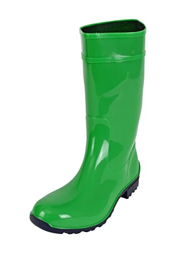 Regenliebe Damen Gummistiefel de Störtregen Regenstiefel Langschaft, Farbe:hellgrün, Größe:40 EU von Regenliebe