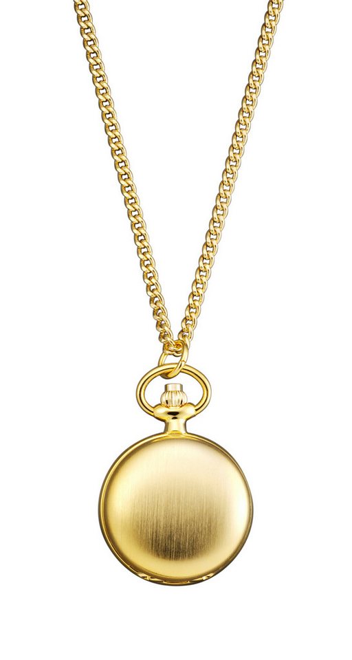 Regent Kettenuhr Umhhängeuhr mit Deckel, Set, 2-tlg., mit passender Panzerkette 70cm, 2teilig mit 70 cm langer Panzerkette von Regent