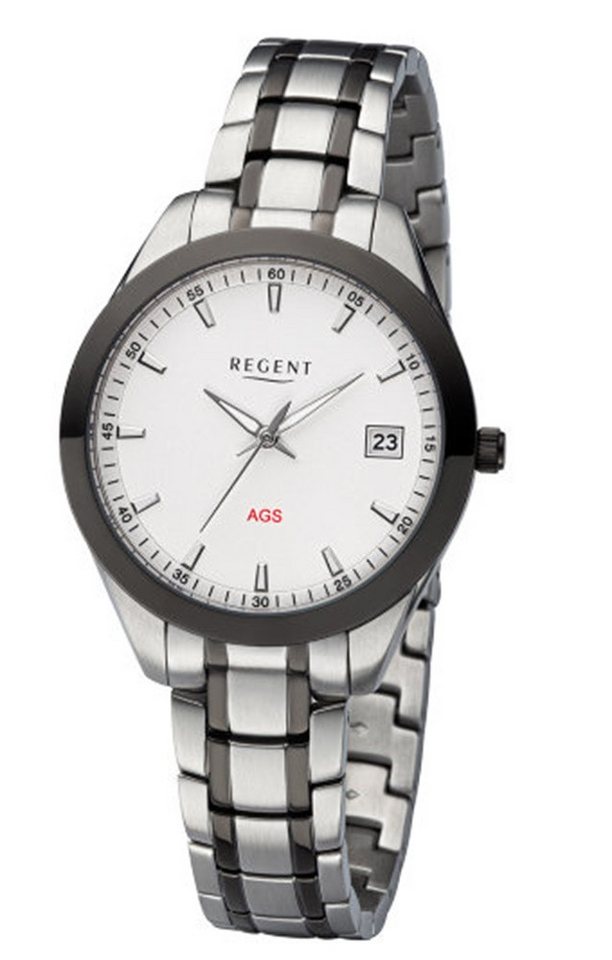 Regent Kineticuhr AGS HYBRID Automatik + Quartz Uhrwerk YT57 Damenuhr Quartz von Regent