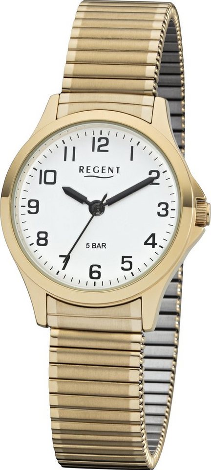 Regent Quarzuhr 30853999, mit Zugband von Regent