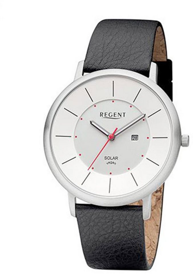 Regent Quarzuhr Herrenuhr mit veganem Armband aus Apfelschale - Regent Modell: BA-722 von Regent
