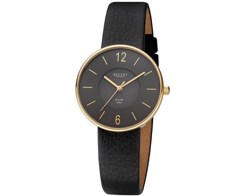 Regent Solaruhr Regent Damen Solaruhr BA-720 mit veganem Leder, (1-tlg) von Regent