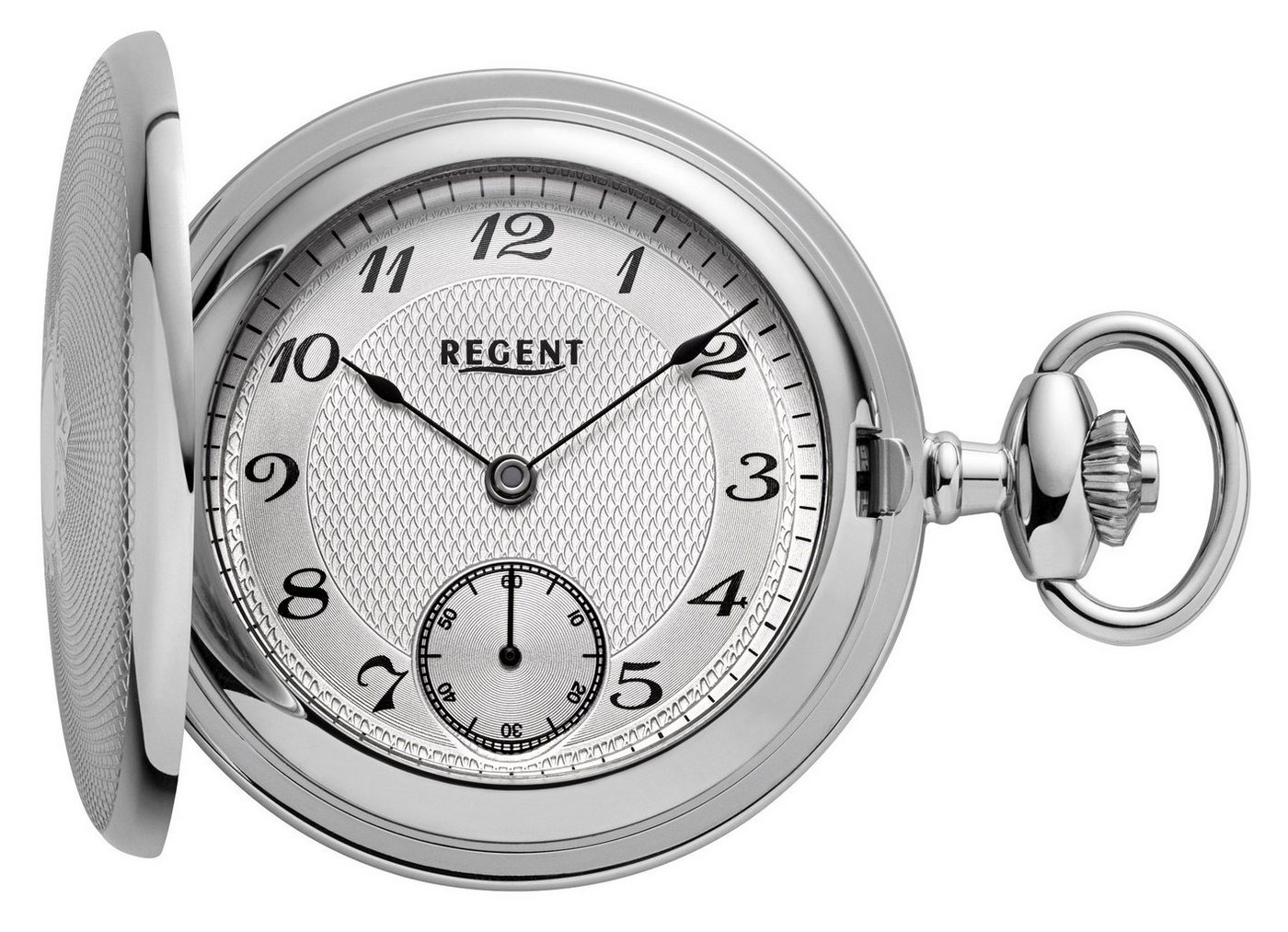 Regent Taschenuhr P-772 Savonette, (mit passender Uhrkette), inkl. Kette von Regent