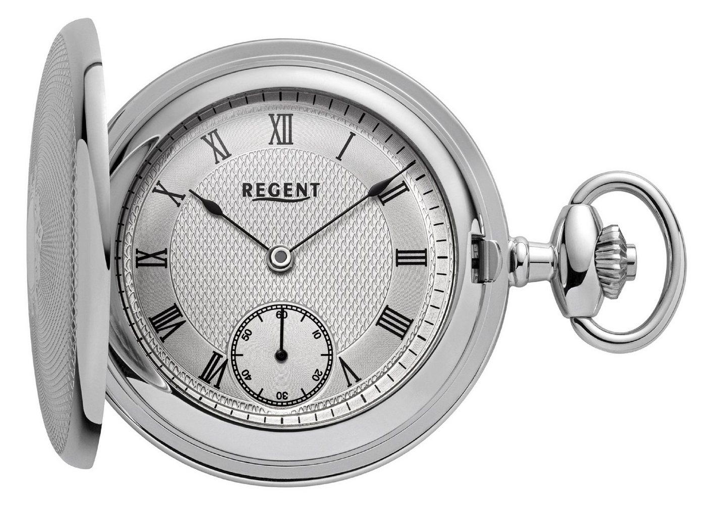 Regent Taschenuhr P-772 Savonette, (mit passender Uhrkette), inkl. Kette von Regent