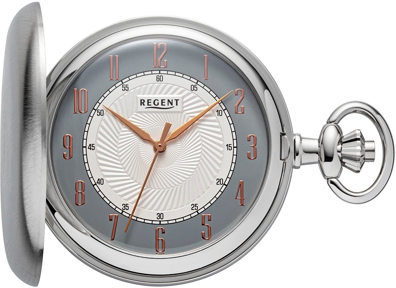 Regent Taschenuhr P728, (Set, 2-tlg., mit Kette) von Regent