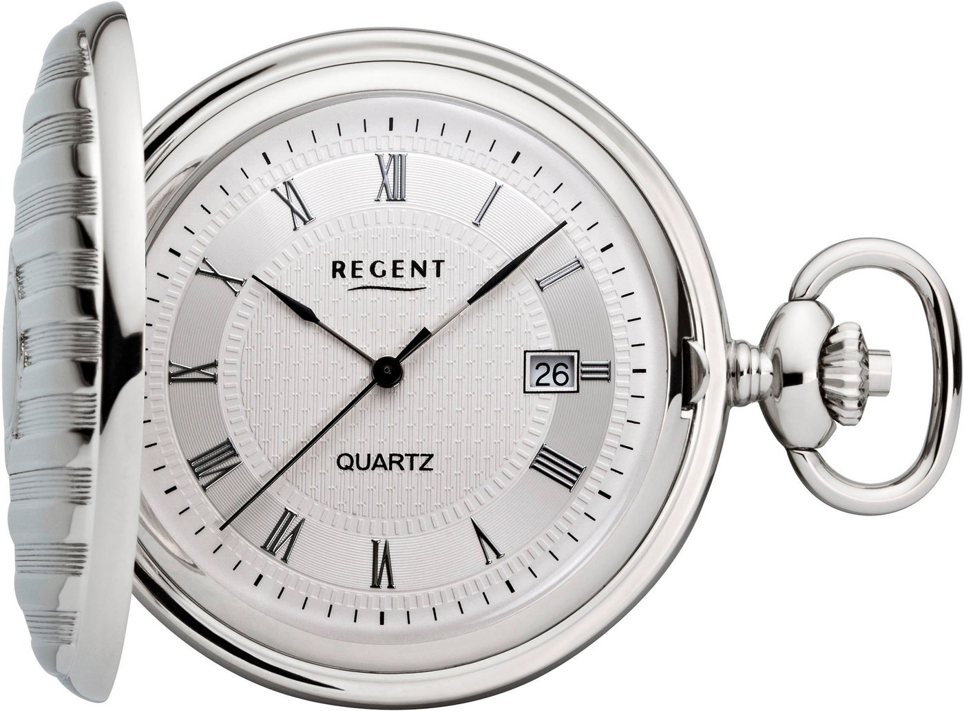 Regent Taschenuhr P733-19497740, (Set, 2-tlg., mit dazu passender Kette) von Regent