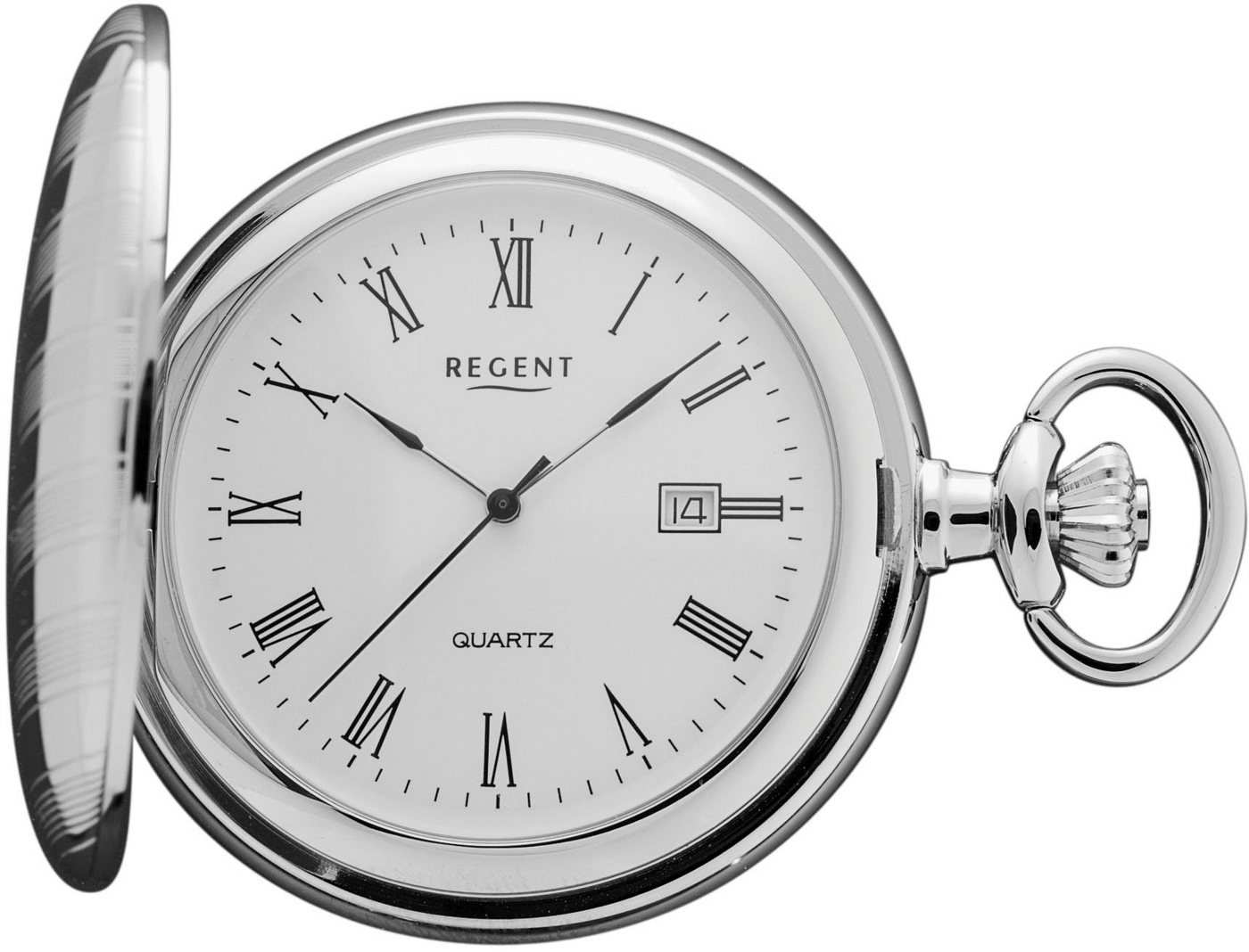 Regent Taschenuhr P737-19527740, (Set, 2-tlg., mit dazu passender Kette) von Regent