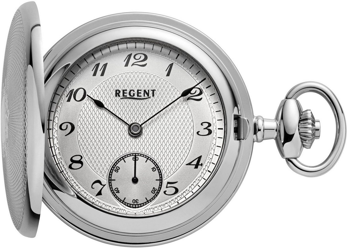 Regent Taschenuhr P774, (Set, 2-tlg., mit Kette), Herrenuhr, Handaufzug, Acrylglas von Regent