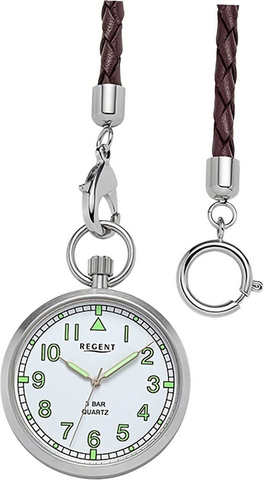 Regent Taschenuhr Regent Herren Taschenuhr Analog Gehäuse, (Analoguhr), Herrenuhr Taschenuhr, rundes Gehäuse, extra groß (ca. 43mm) von Regent