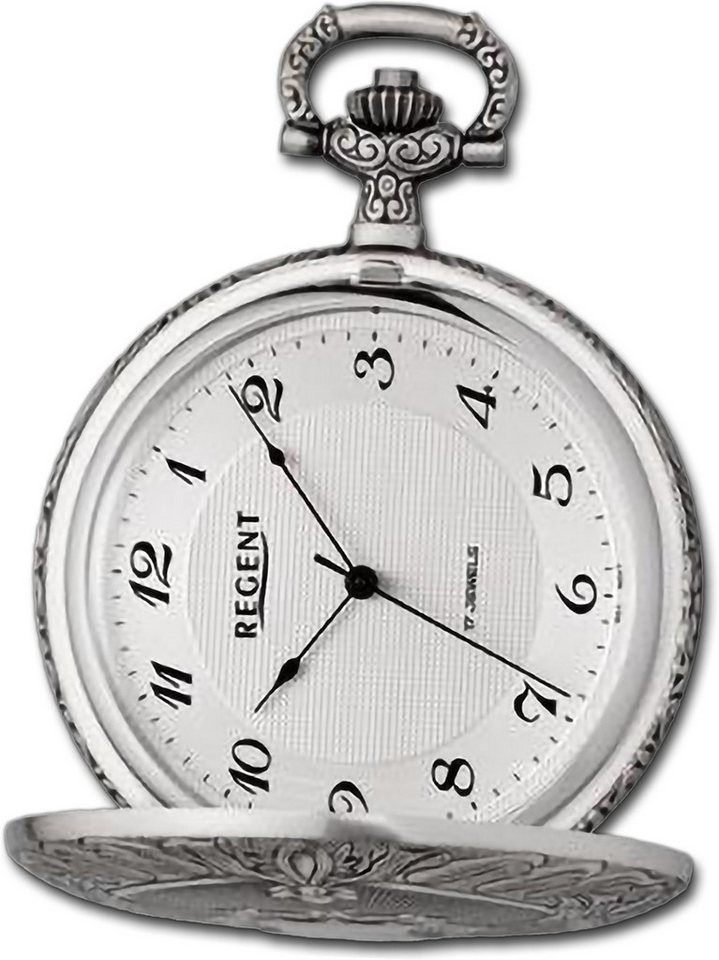 Regent Taschenuhr Regent Herren Taschenuhr Analog Gehäuse, (Analoguhr), Herrenuhr Taschenuhr, rundes Gehäuse, extra groß (ca. 48mm) von Regent